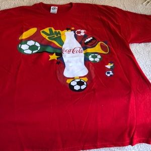 NEW Coca Cola Soccer T-shirt NEW collection